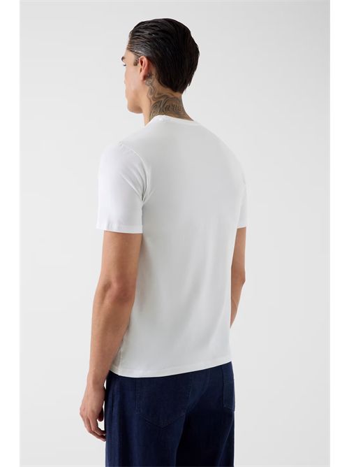 T-shirt con logo triangolare GUESS | M6GI11K2992/G011